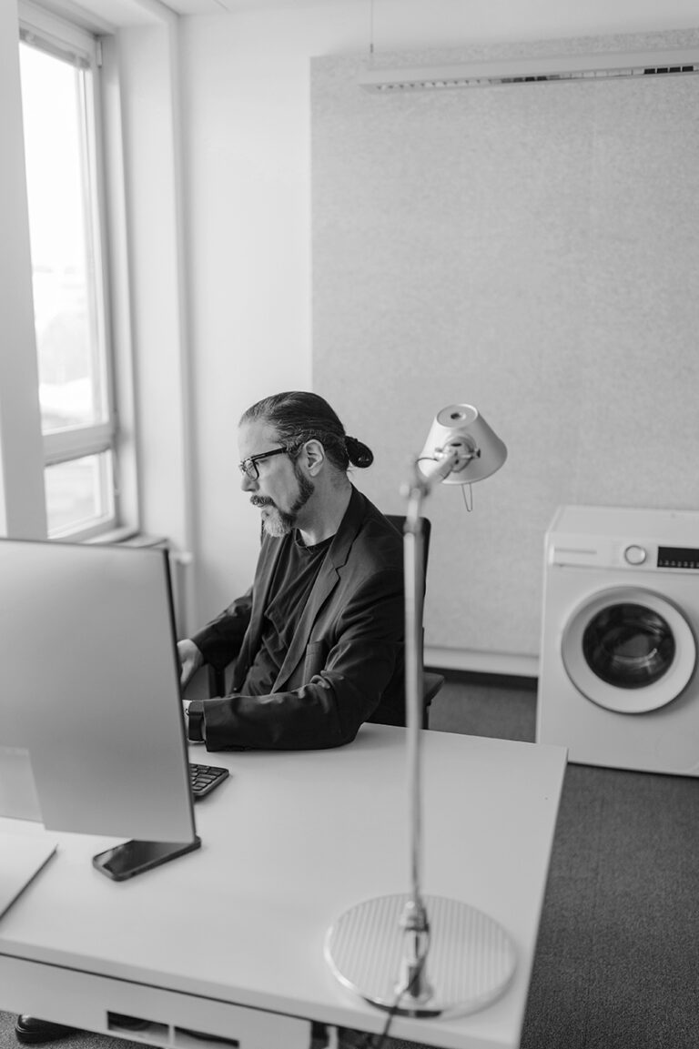 Fotoproduktion für Bosch Siemens B/S/H. Portraitshoot des Designteams